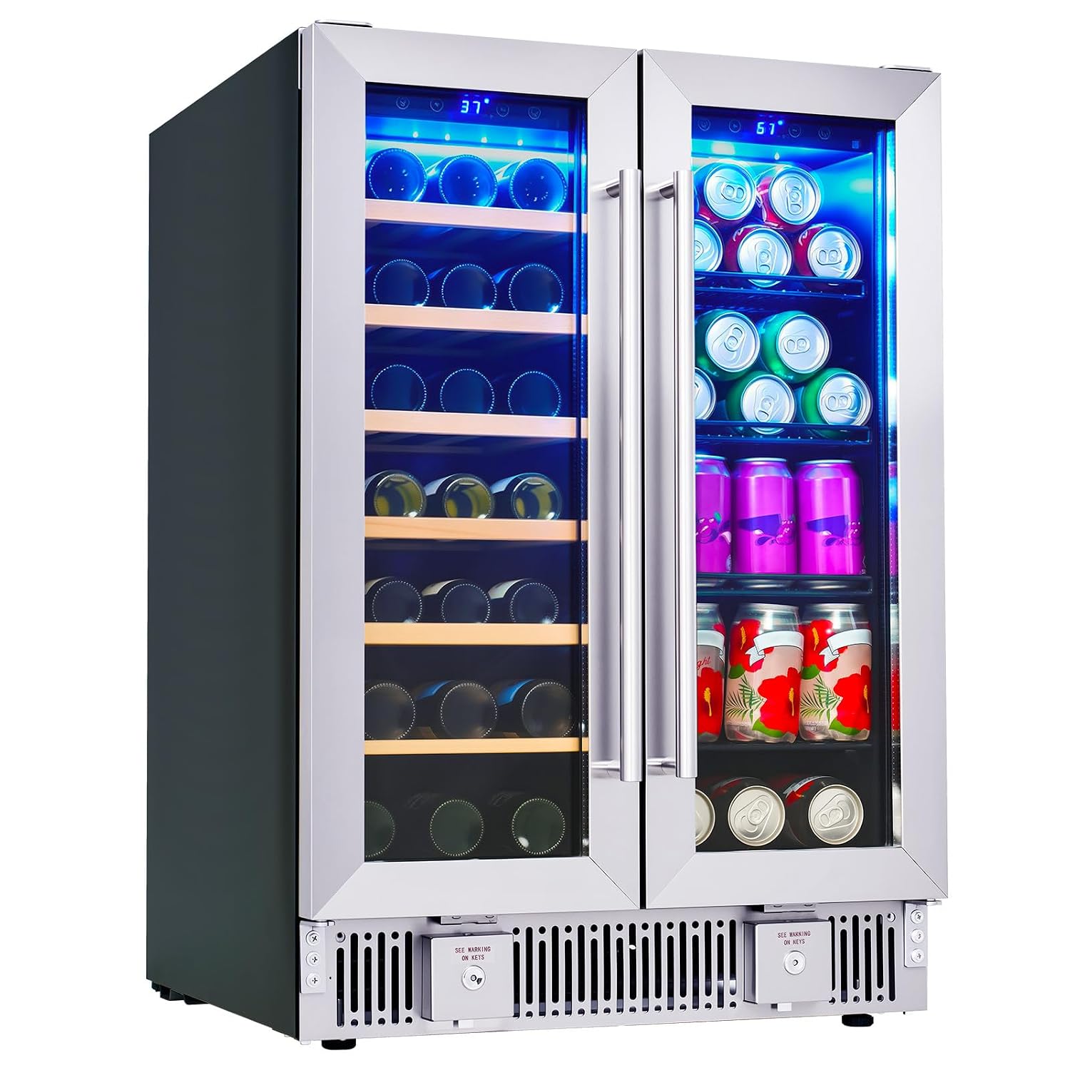 Refrigerador para Bebidas, Nev - Wine Beer Dual Zone reseña y precio
