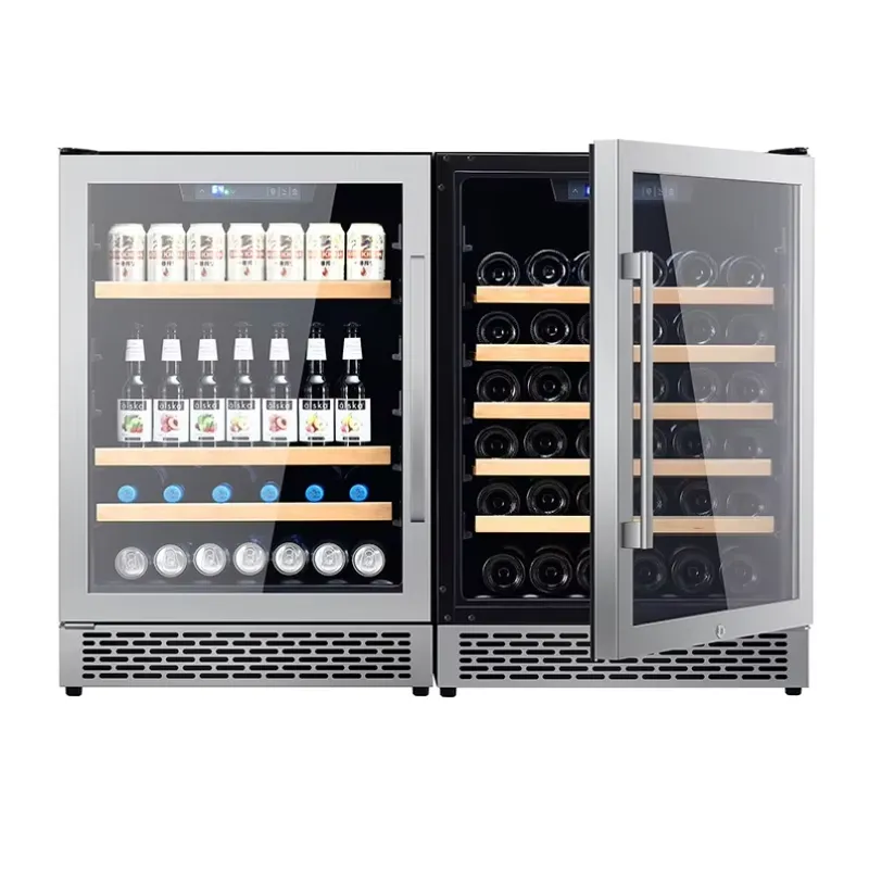 Nevera para Vinos de 48 Botell - Wine Beer Dual Zone reseña y precio