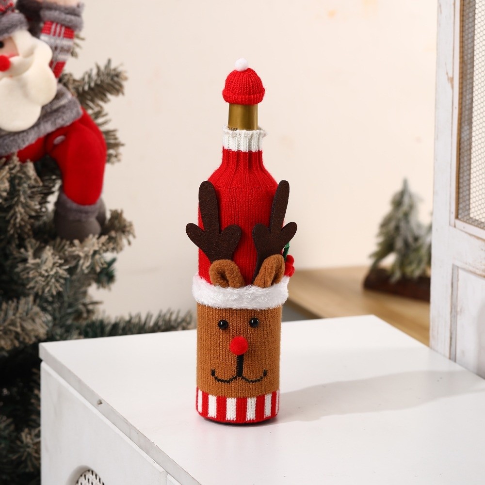 Funda Tejida para Botella de V - Wine Beer Hat reseña y precio